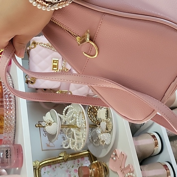 Juicy Couture It's A Mans World Dome Satchel in Taffy Pink - Picture 4 of 6